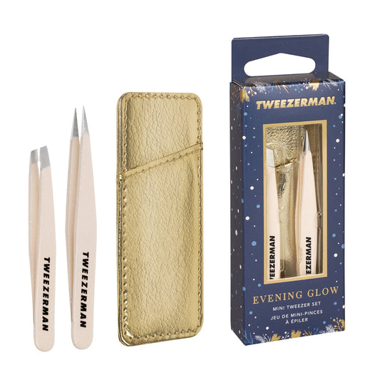 Evening Glow Mini Tweezer Set with Case